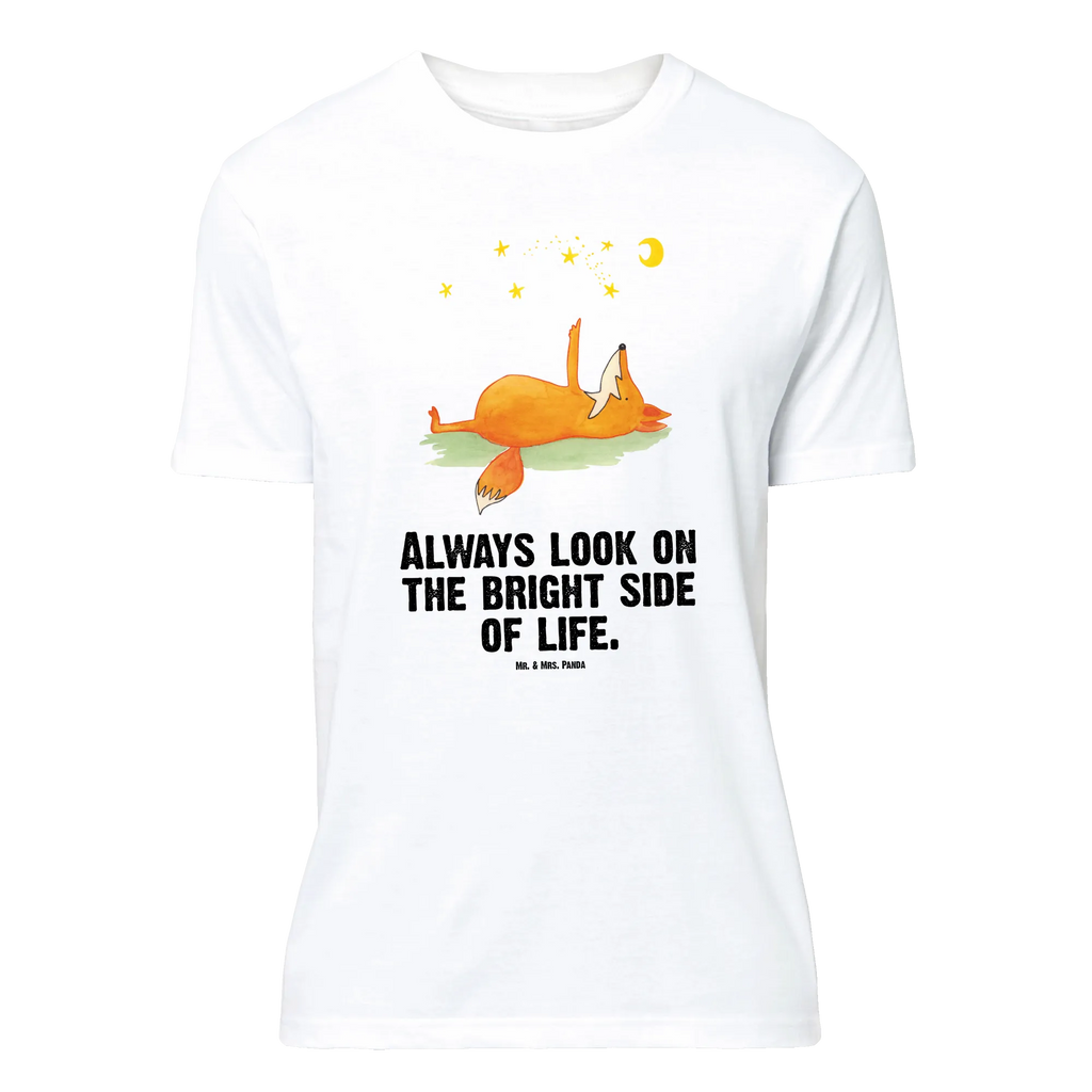 T-Shirt Standard Fuchs Sterne T-Shirt, Shirt, Tshirt, Lustiges T-Shirt, T-Shirt mit Spruch, Party, Junggesellenabschied, Jubiläum, Geburstag, Herrn, Damen, Männer, Frauen, Schlafshirt, Nachthemd, Sprüche, Fuchs, Füchse, tröstende Worte, Spruch positiv, Spruch schön, Romantik, Always Look on the Bright Side of Life