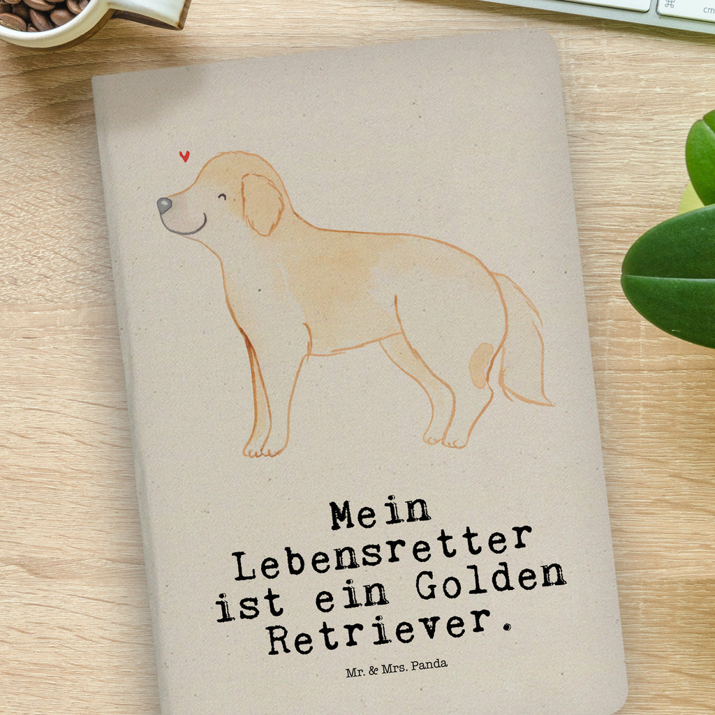 Baumwoll Notizbuch Golden Retriever Lebensretter Notizen, Eintragebuch, Tagebuch, Notizblock, Adressbuch, Journal, Kladde, Skizzenbuch, Notizheft, Schreibbuch, Schreibheft, Hund, Hunderasse, Rassehund, Hundebesitzer, Geschenk, Tierfreund, Schenken, Welpe, Golden Retriever, Goldie Hund