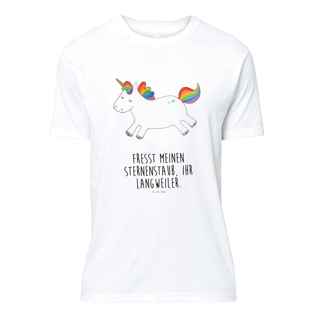 T-Shirt Standard Einhorn Happy T-Shirt, Shirt, Tshirt, Lustiges T-Shirt, T-Shirt mit Spruch, Party, Junggesellenabschied, Jubiläum, Geburstag, Herrn, Damen, Männer, Frauen, Schlafshirt, Nachthemd, Sprüche, Einhorn, Einhörner, Einhorn Deko, Pegasus, Unicorn, glücklich, fröhlich, Spaß, Freude, Lebensfreude, witzig, spannend, Lächeln, Lachen