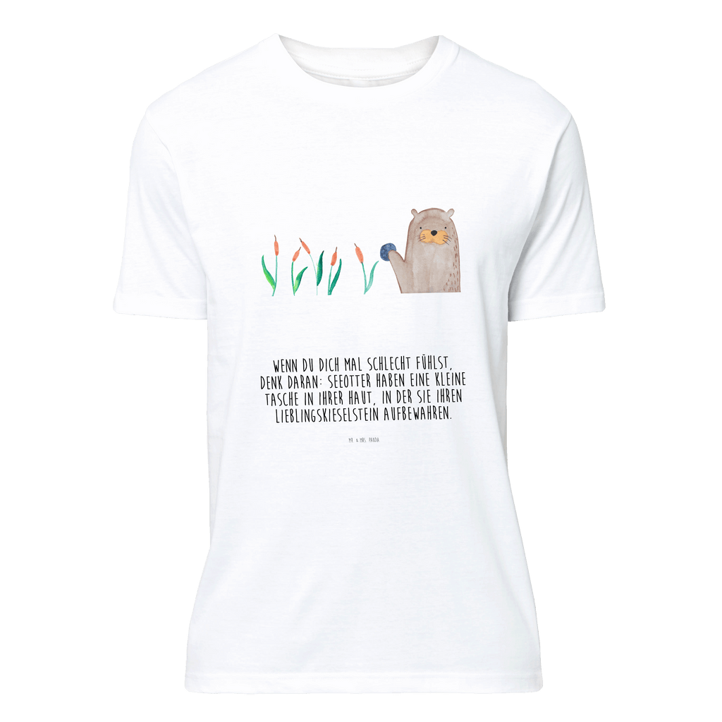 T-Shirt Standard Otter Stein T-Shirt, Shirt, Tshirt, Lustiges T-Shirt, T-Shirt mit Spruch, Party, Junggesellenabschied, Jubiläum, Geburstag, Herrn, Damen, Männer, Frauen, Schlafshirt, Nachthemd, Sprüche, Otter, Fischotter, Seeotter, Otter Seeotter See Otter