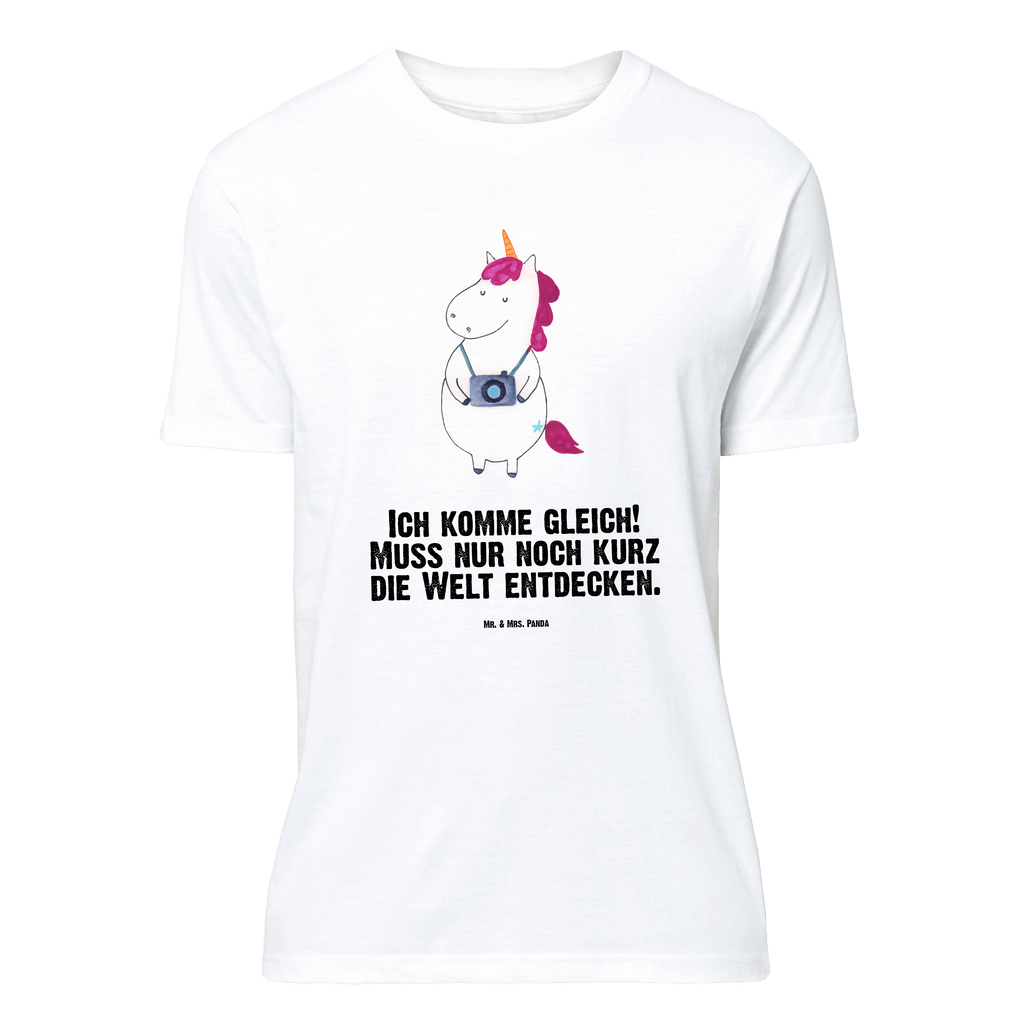 T-Shirt Standard Einhorn Fotograf T-Shirt, Shirt, Tshirt, Lustiges T-Shirt, T-Shirt mit Spruch, Party, Junggesellenabschied, Jubiläum, Geburstag, Herrn, Damen, Männer, Frauen, Schlafshirt, Nachthemd, Sprüche, Einhorn, Einhörner, Einhorn Deko, Pegasus, Unicorn, Fotograf, Fotografie, Kamera, Reisen, Weltreise, Weltenbummler, Urlaub, Tourist, Kurztrip, Reise, Städtereise