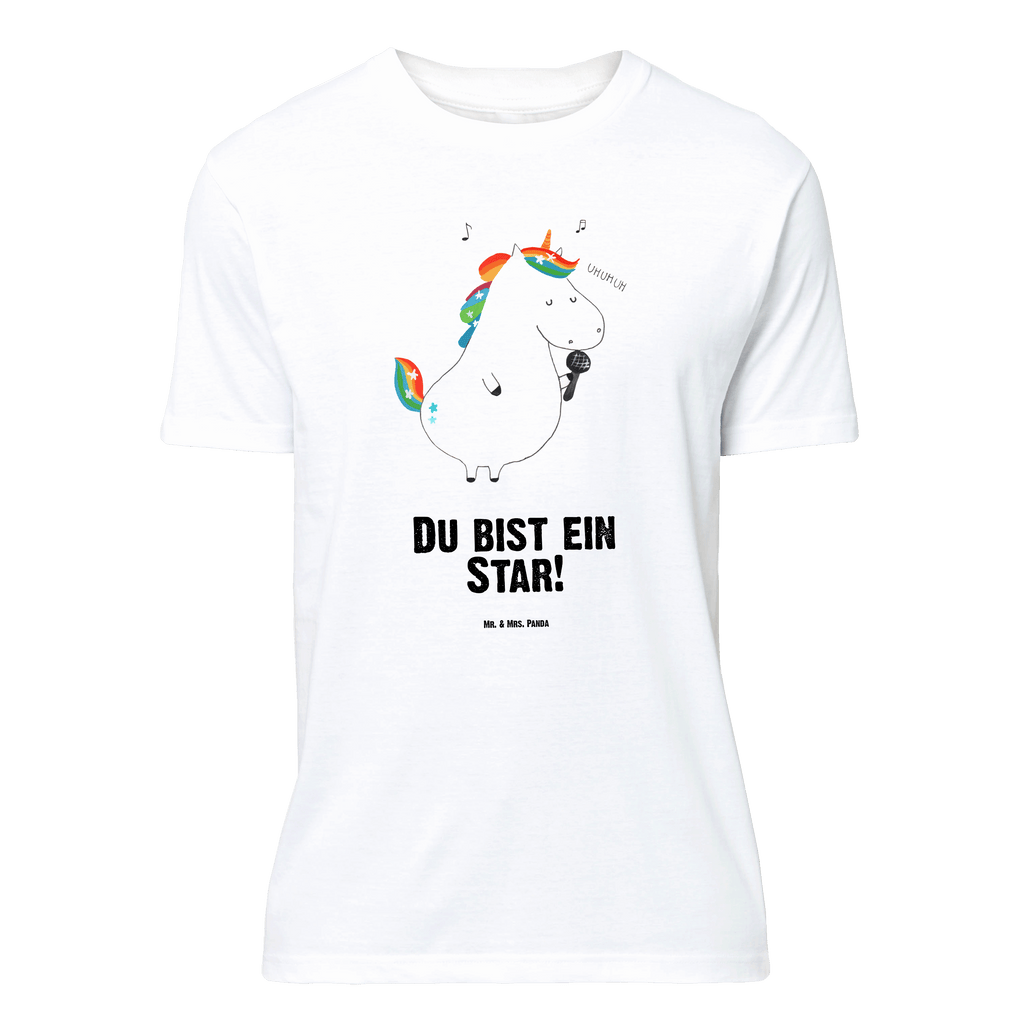 T-Shirt Standard Einhorn Sänger T-Shirt, Shirt, Tshirt, Lustiges T-Shirt, T-Shirt mit Spruch, Party, Junggesellenabschied, Jubiläum, Geburstag, Herrn, Damen, Männer, Frauen, Schlafshirt, Nachthemd, Sprüche, Einhorn, Einhörner, Einhorn Deko, Pegasus, Unicorn, Glitzer, Konfetti, Geburtstag, Feier, Fest, Disco, Sängerin, Sänger, Freundin