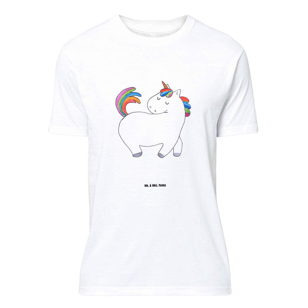 T-Shirt Standard Einhorn Stolzieren T-Shirt, Shirt, Tshirt, Lustiges T-Shirt, T-Shirt mit Spruch, Party, Junggesellenabschied, Jubiläum, Geburstag, Herrn, Damen, Männer, Frauen, Schlafshirt, Nachthemd, Sprüche, Einhorn, Einhörner, Einhorn Deko, Pegasus, Unicorn, stolz, anders, bunt, Pferd, Reiter, Reiten, Freundin, Geschenk