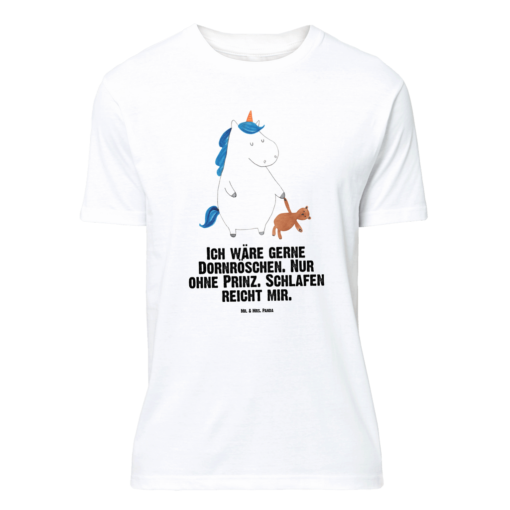 T-Shirt Standard Einhorn Teddy T-Shirt, Shirt, Tshirt, Lustiges T-Shirt, T-Shirt mit Spruch, Party, Junggesellenabschied, Jubiläum, Geburstag, Herrn, Damen, Männer, Frauen, Schlafshirt, Nachthemd, Sprüche, Einhorn, Einhörner, Einhorn Deko, Pegasus, Unicorn, schlafen, gute Nacht, Single, Bett, Träumen, Freundin, Singleleben