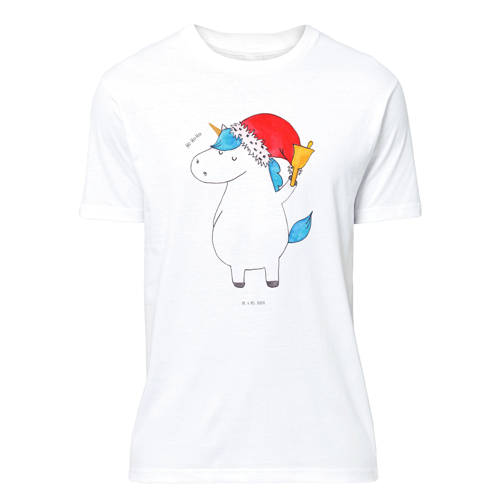 T-Shirt Standard Einhorn Weihnachtsmann T-Shirt, Shirt, Tshirt, Lustiges T-Shirt, T-Shirt mit Spruch, Party, Junggesellenabschied, Jubiläum, Geburstag, Herrn, Damen, Männer, Frauen, Schlafshirt, Nachthemd, Sprüche, Einhorn, Einhörner, Einhorn Deko, Pegasus, Unicorn, Gin, Schokolade, Schoki, Weihnachten, Weihnachtsmann, Nikolaus, Wunschzettel, Wunschliste, Feenstaub