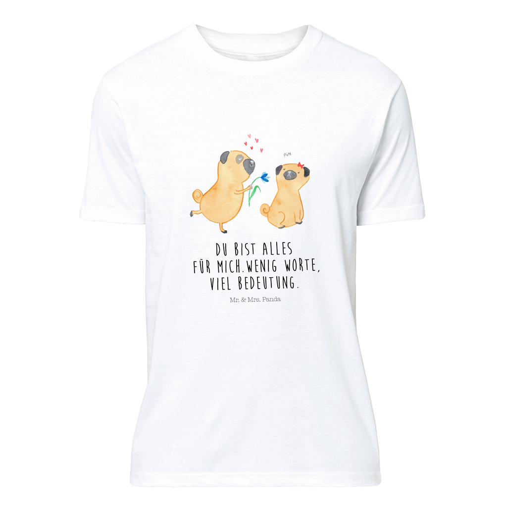 T-Shirt Standard Mops Verliebt T-Shirt, Shirt, Tshirt, Lustiges T-Shirt, T-Shirt mit Spruch, Party, Junggesellenabschied, Jubiläum, Geburstag, Herrn, Damen, Männer, Frauen, Schlafshirt, Nachthemd, Sprüche, Hund, Hundemotiv, Haustier, Hunderasse, Tierliebhaber, Hundebesitzer, Mops, Möpse, Hundeliebe, verliebt, Liebe, Liebesspruch. Verlobt, Geschenk Freund, Partner