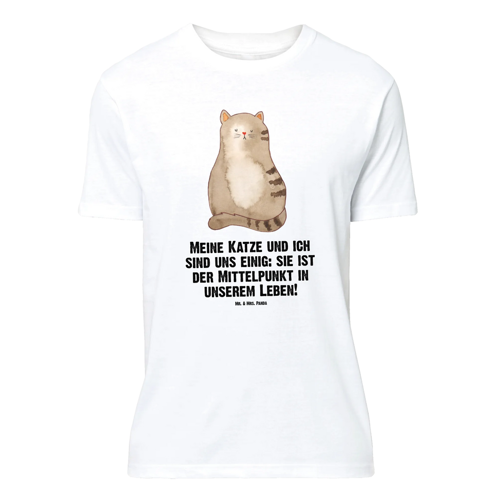 T-Shirt Standard Katze Sitzen T-Shirt, Shirt, Tshirt, Lustiges T-Shirt, T-Shirt mit Spruch, Party, Junggesellenabschied, Jubiläum, Geburstag, Herrn, Damen, Männer, Frauen, Schlafshirt, Nachthemd, Sprüche, Katze, Katzenmotiv, Katzenfan, Katzendeko, Katzenfreund, Katzenliebhaber, Katzenprodukte, Katzenartikel, Katzenaccessoires, Katzensouvenirs, Katzenliebhaberprodukte, Katzenmotive, Katzen, Kater, Mietze, Cat, Cats, Katzenhalter, Katzenbesitzerin, Haustier, Katzenliebe, Lebensinhalt, Liebe, Mittelpunkt, Familie