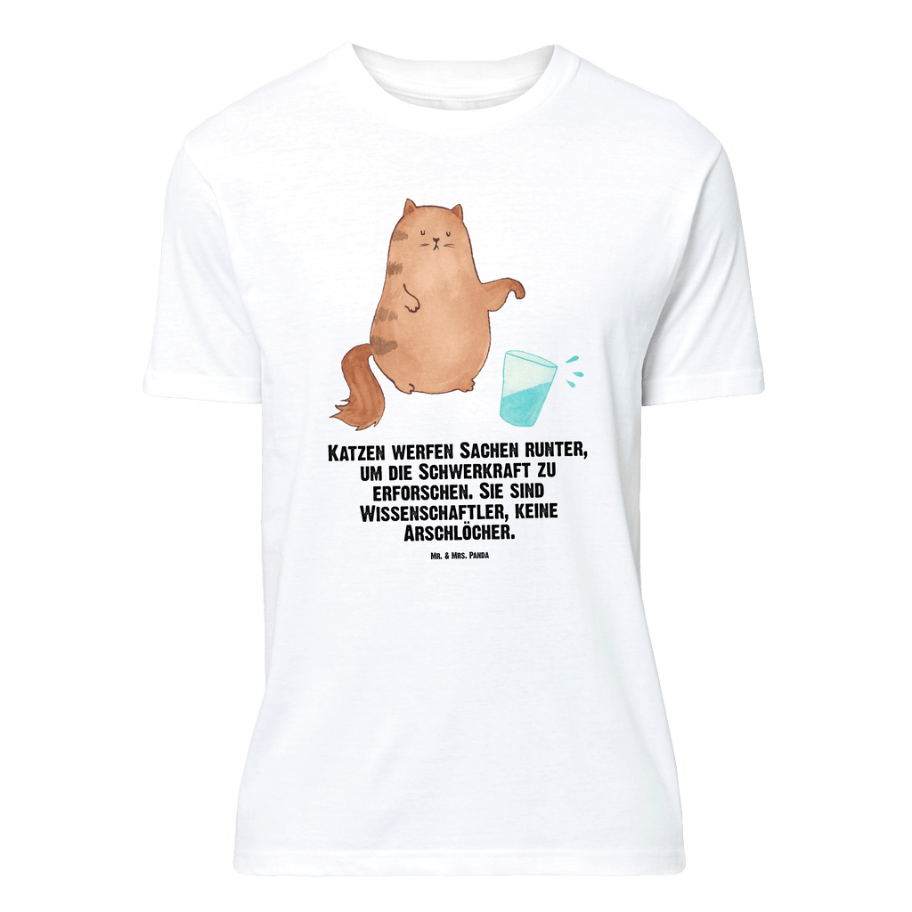 T-Shirt Standard Katze Wasserglas T-Shirt, Shirt, Tshirt, Lustiges T-Shirt, T-Shirt mit Spruch, Party, Junggesellenabschied, Jubiläum, Geburstag, Herrn, Damen, Männer, Frauen, Schlafshirt, Nachthemd, Sprüche, Katze, Katzenmotiv, Katzenfan, Katzendeko, Katzenfreund, Katzenliebhaber, Katzenprodukte, Katzenartikel, Katzenaccessoires, Katzensouvenirs, Katzenliebhaberprodukte, Katzenmotive, Katzen, Kater, Mietze, Cat, Cats, Katzenhalter, Katzenbesitzerin, Haustier, Wasser, Glas