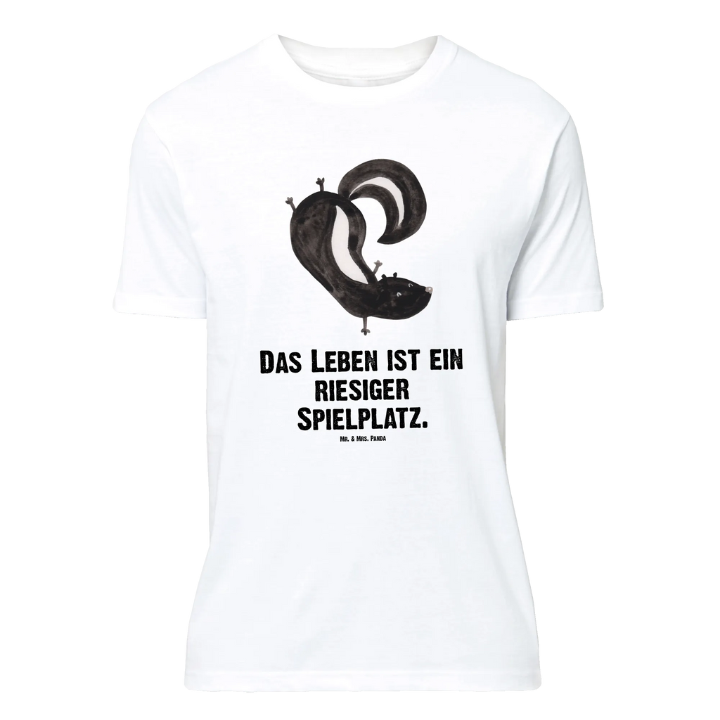 T-Shirt Standard Stinktier Handstand T-Shirt, Shirt, Tshirt, Lustiges T-Shirt, T-Shirt mit Spruch, Party, Junggesellenabschied, Jubiläum, Geburstag, Herrn, Damen, Männer, Frauen, Schlafshirt, Nachthemd, Sprüche, Stinktier, Skunk, Wildtier, Raubtier, Stinker, Stinki, Spielplatz, verpielt, Kind