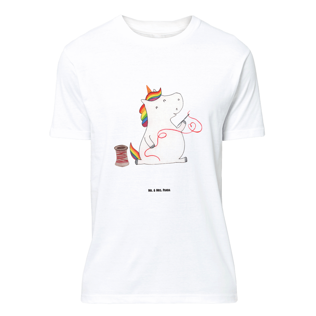 T-Shirt Standard Einhorn Näherin T-Shirt, Shirt, Tshirt, Lustiges T-Shirt, T-Shirt mit Spruch, Party, Junggesellenabschied, Jubiläum, Geburstag, Herrn, Damen, Männer, Frauen, Schlafshirt, Nachthemd, Sprüche, Einhorn, Einhörner, Einhorn Deko, Pegasus, Unicorn, Näherin, nähen, Mädchen, Freundin, Häkeln, Stricken, basteln, Nähzimmer