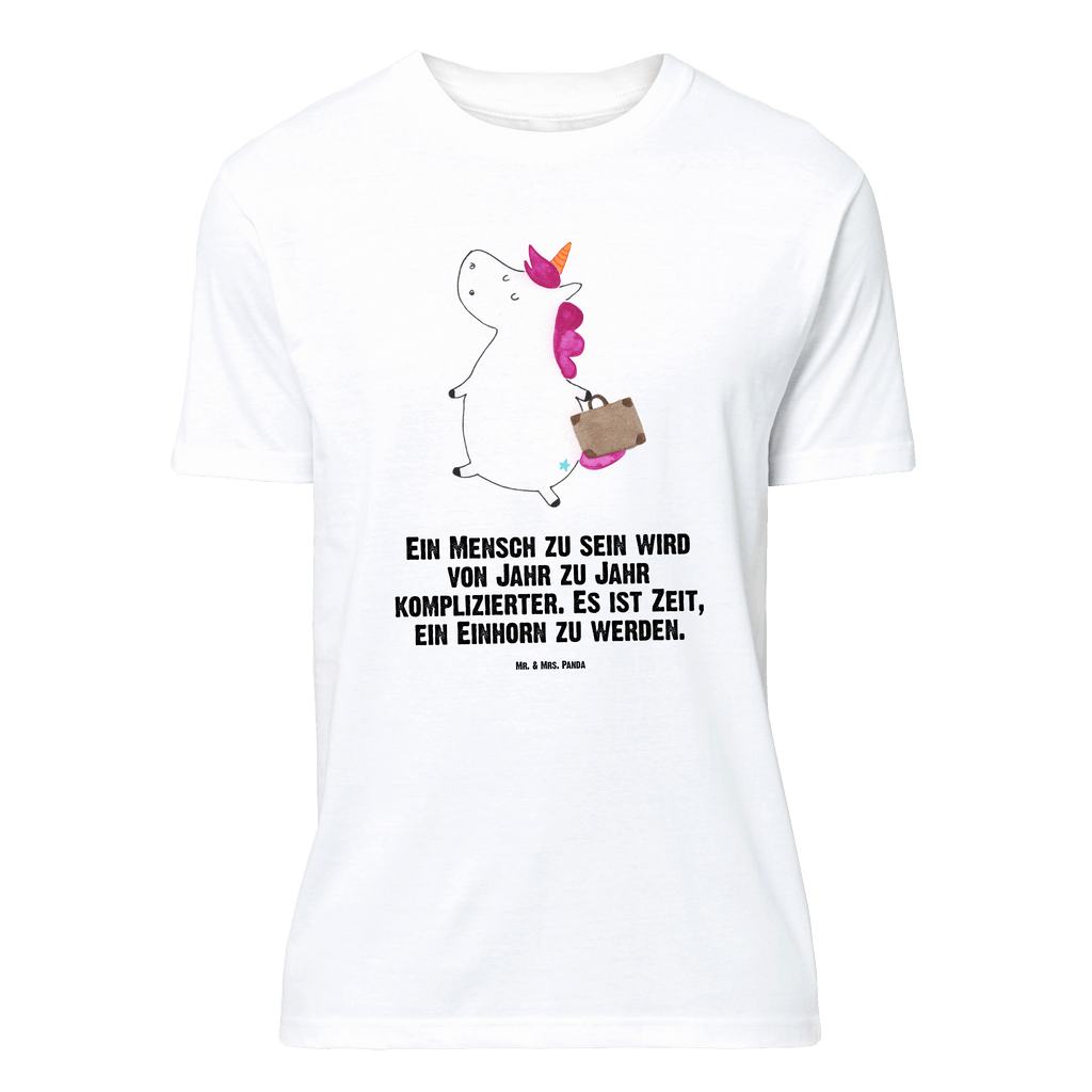 T-Shirt Standard Einhorn Koffer T-Shirt, Shirt, Tshirt, Lustiges T-Shirt, T-Shirt mit Spruch, Party, Junggesellenabschied, Jubiläum, Geburstag, Herrn, Damen, Männer, Frauen, Schlafshirt, Nachthemd, Sprüche, Einhorn, Einhörner, Einhorn Deko, Pegasus, Unicorn, unicorn, Koffer, Verreisen, Reise, Gepäck, Abenteuer, Erwachsen, Kind, albern, Spaß, lustig, witzig