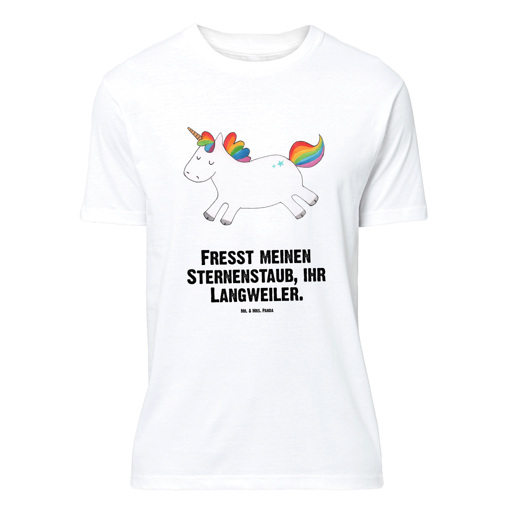 T-Shirt Standard Einhorn Happy T-Shirt, Shirt, Tshirt, Lustiges T-Shirt, T-Shirt mit Spruch, Party, Junggesellenabschied, Jubiläum, Geburstag, Herrn, Damen, Männer, Frauen, Schlafshirt, Nachthemd, Sprüche, Einhorn, Einhörner, Einhorn Deko, Pegasus, Unicorn, glücklich, fröhlich, Spaß, Freude, Lebensfreude, witzig, spannend, Lächeln, Lachen