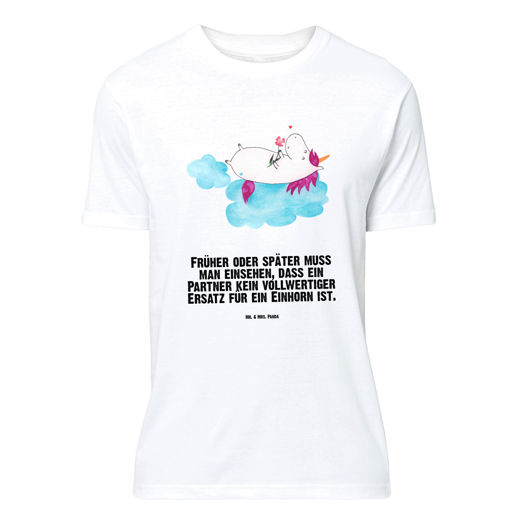 T-Shirt Standard Einhorn Verliebt T-Shirt, Shirt, Tshirt, Lustiges T-Shirt, T-Shirt mit Spruch, Party, Junggesellenabschied, Jubiläum, Geburstag, Herrn, Damen, Männer, Frauen, Schlafshirt, Nachthemd, Sprüche, Einhorn, Einhörner, Einhorn Deko, Pegasus, Unicorn, verliebt, Liebe, Liebesbeweis, Freundin, Wolke