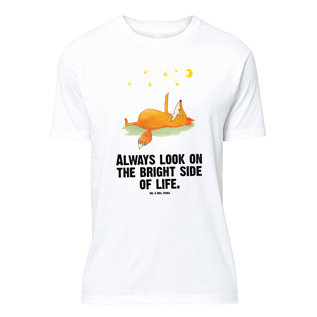 T-Shirt Standard Fuchs Sterne T-Shirt, Shirt, Tshirt, Lustiges T-Shirt, T-Shirt mit Spruch, Party, Junggesellenabschied, Jubiläum, Geburstag, Herrn, Damen, Männer, Frauen, Schlafshirt, Nachthemd, Sprüche, Fuchs, Füchse, tröstende Worte, Spruch positiv, Spruch schön, Romantik, Always Look on the Bright Side of Life