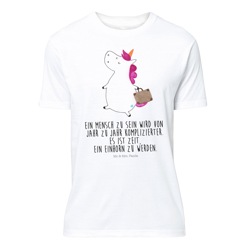 T-Shirt Standard Einhorn Koffer T-Shirt, Shirt, Tshirt, Lustiges T-Shirt, T-Shirt mit Spruch, Party, Junggesellenabschied, Jubiläum, Geburstag, Herrn, Damen, Männer, Frauen, Schlafshirt, Nachthemd, Sprüche, Einhorn, Einhörner, Einhorn Deko, Pegasus, Unicorn, unicorn, Koffer, Verreisen, Reise, Gepäck, Abenteuer, Erwachsen, Kind, albern, Spaß, lustig, witzig