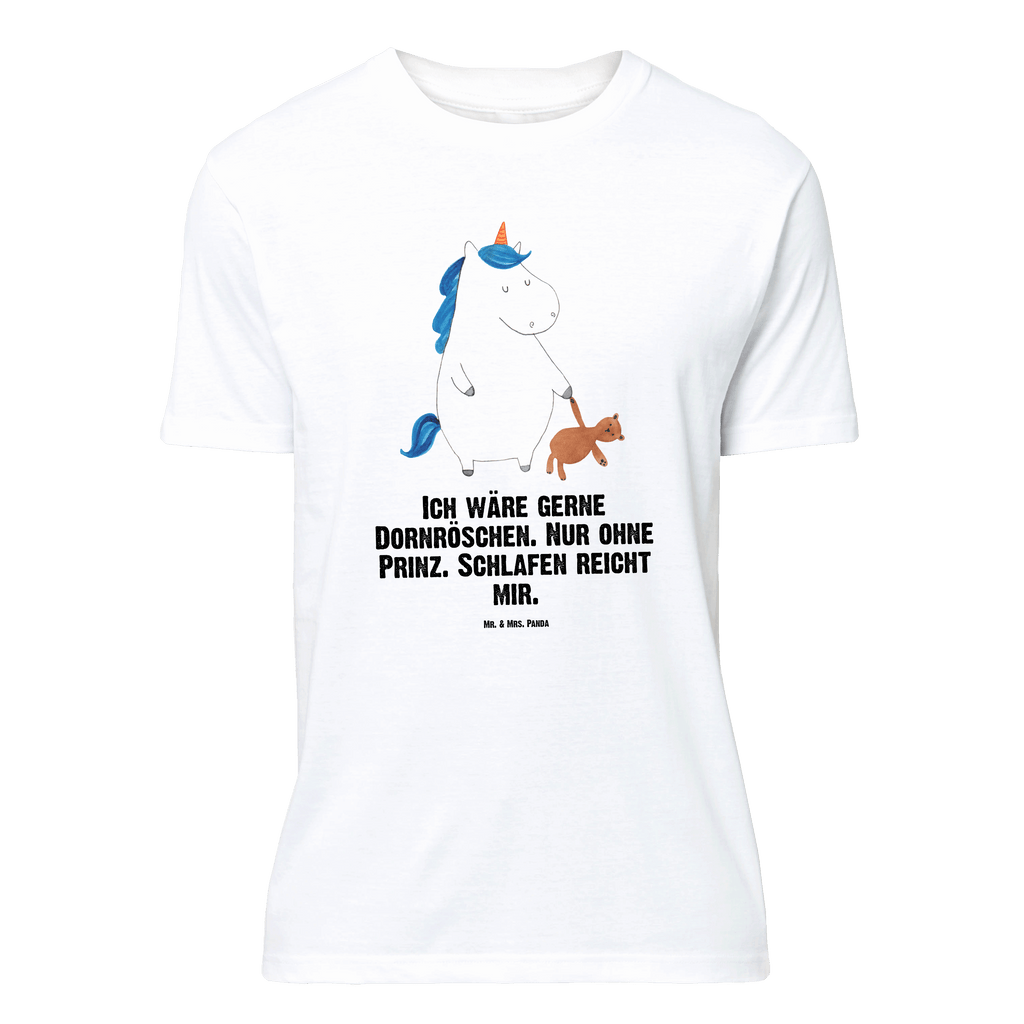 T-Shirt Standard Einhorn Teddy T-Shirt, Shirt, Tshirt, Lustiges T-Shirt, T-Shirt mit Spruch, Party, Junggesellenabschied, Jubiläum, Geburstag, Herrn, Damen, Männer, Frauen, Schlafshirt, Nachthemd, Sprüche, Einhorn, Einhörner, Einhorn Deko, Pegasus, Unicorn, schlafen, gute Nacht, Single, Bett, Träumen, Freundin, Singleleben