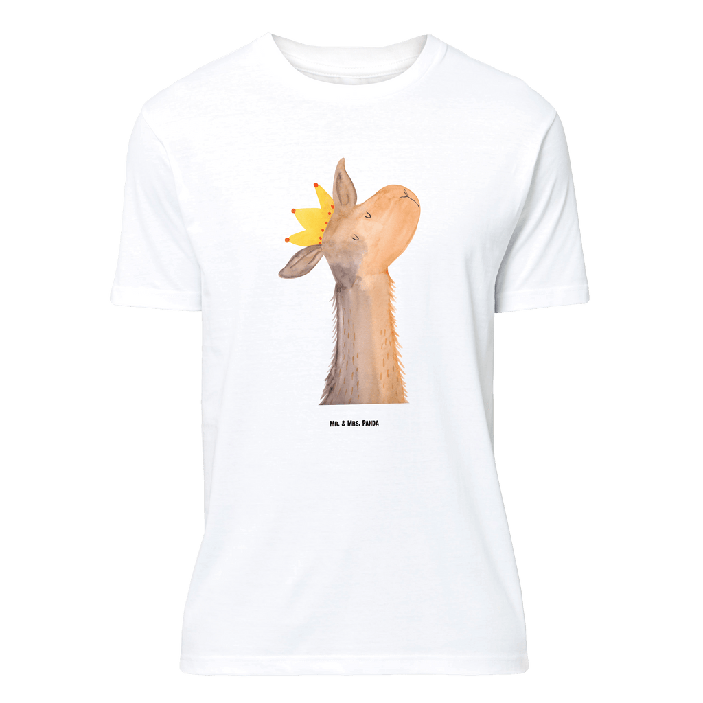 T-Shirt Standard Lamakopf König T-Shirt, Shirt, Tshirt, Lustiges T-Shirt, T-Shirt mit Spruch, Party, Junggesellenabschied, Jubiläum, Geburstag, Herrn, Damen, Männer, Frauen, Schlafshirt, Nachthemd, Sprüche, Lama, Alpaka, Lamas, König, Königin, Freundin, Mama, Papa, Büro Kollege, Kollegin, Chef, Vorgesetzter, Abi, Abitur