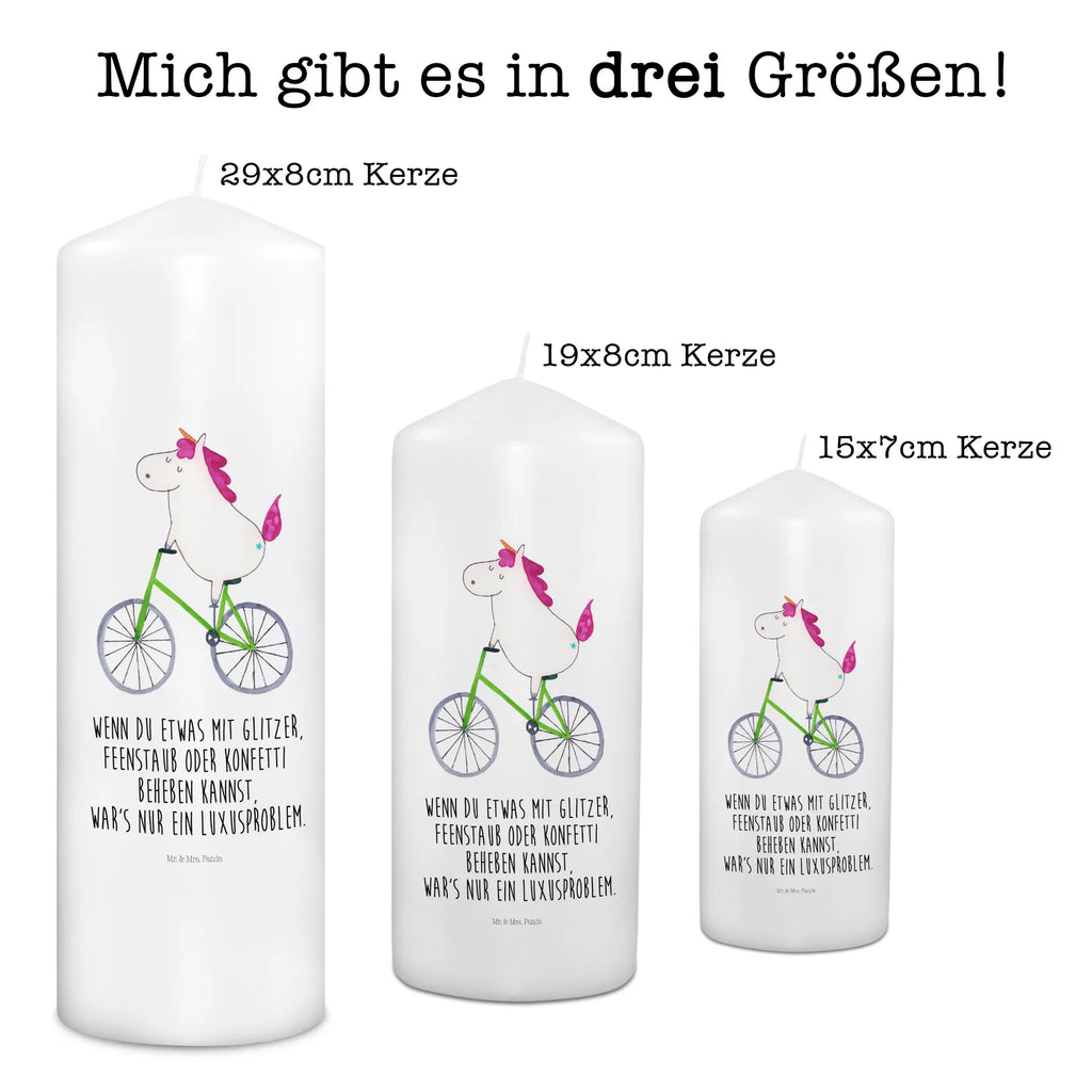 Kerze Einhorn Radfahrer Kerze, Taufkerze, Kommunionskerze, Geburtstagskerze, Geschenk Kerze, Taufgeschenk Kerze, Kerze mit Druck, Besondere Kerze, Geschenkidee Kerze, Kerze für Kommunion, Geburtstag Kerze, Kommunion Kerze, Einhorn, Einhörner, Einhorn Deko, Pegasus, Unicorn, Radfahren, Radfahrer, Rad, Bike, Feenstaub, Konfetti, Luxusproblem, Kummer, Liebeskummer