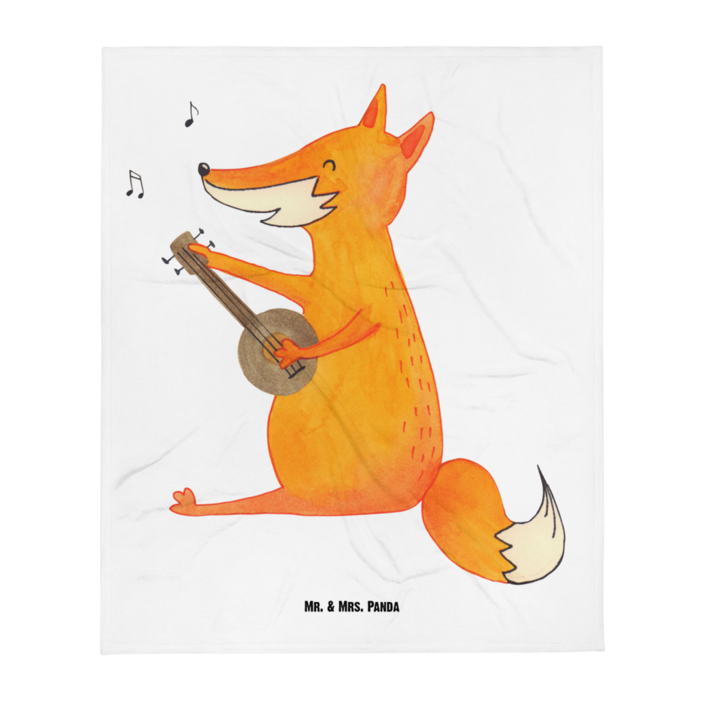 Babydecke Fuchs Gitarre Babydecke, Babygeschenk, Geschenk Geburt, Babyecke Kuscheldecke, Krabbeldecke, Fuchs, Füchse, Geschenk Musiker, Musik Spruch, Musikerin, Sänger, Sängerin, Gitarre