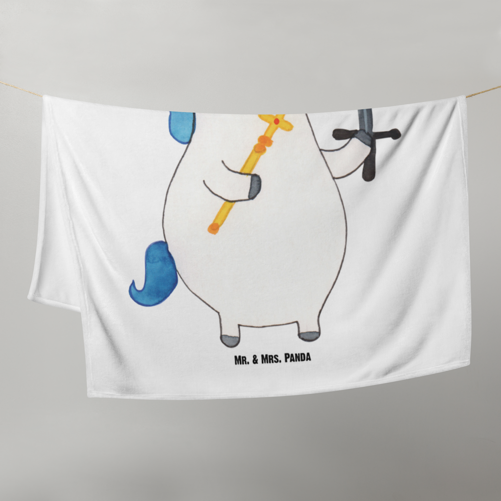 Babydecke Einhorn König mit Schwert Babydecke, Babygeschenk, Geschenk Geburt, Babyecke Kuscheldecke, Krabbeldecke, Einhorn, Einhörner, Einhorn Deko, Pegasus, Unicorn, König, Ritter, Mittelalter