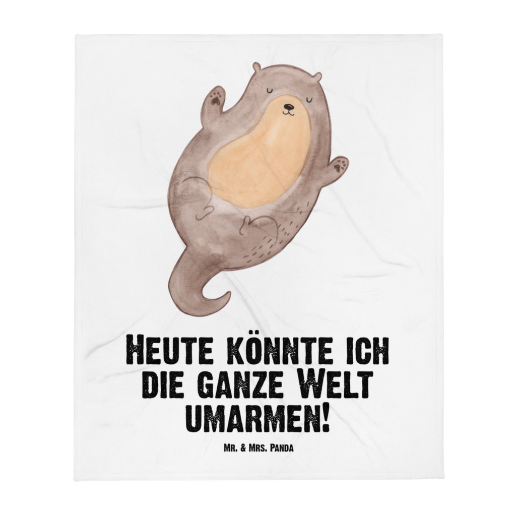 Babydecke Otter Umarmen Babydecke, Babygeschenk, Geschenk Geburt, Babyecke Kuscheldecke, Krabbeldecke, Otter, Fischotter, Seeotter, Otter Seeotter See Otter