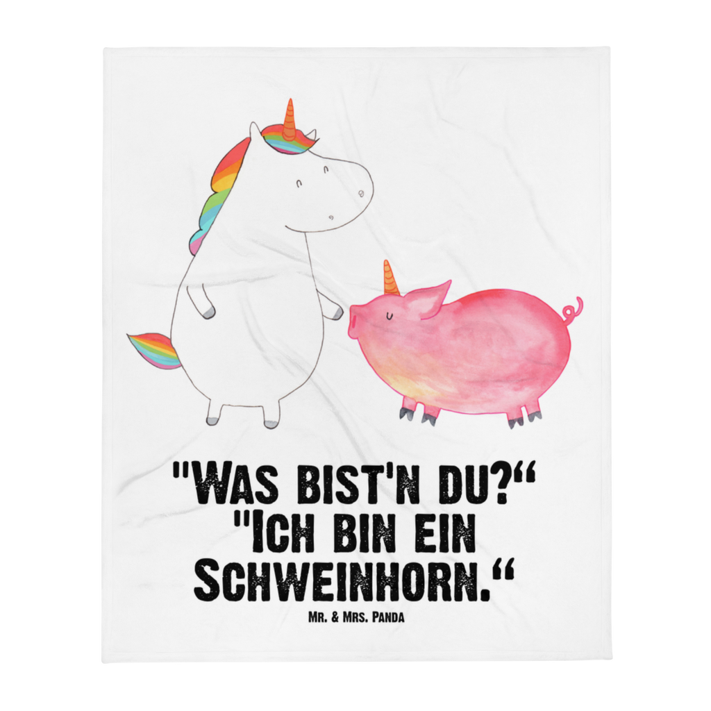 Babydecke Einhorn Schwein Babydecke, Babygeschenk, Geschenk Geburt, Babyecke Kuscheldecke, Krabbeldecke, Einhorn, Einhörner, Einhorn Deko, Pegasus, Unicorn, Freundschaft, Schweinhorn, Schwein, Freundin, Schweinchen