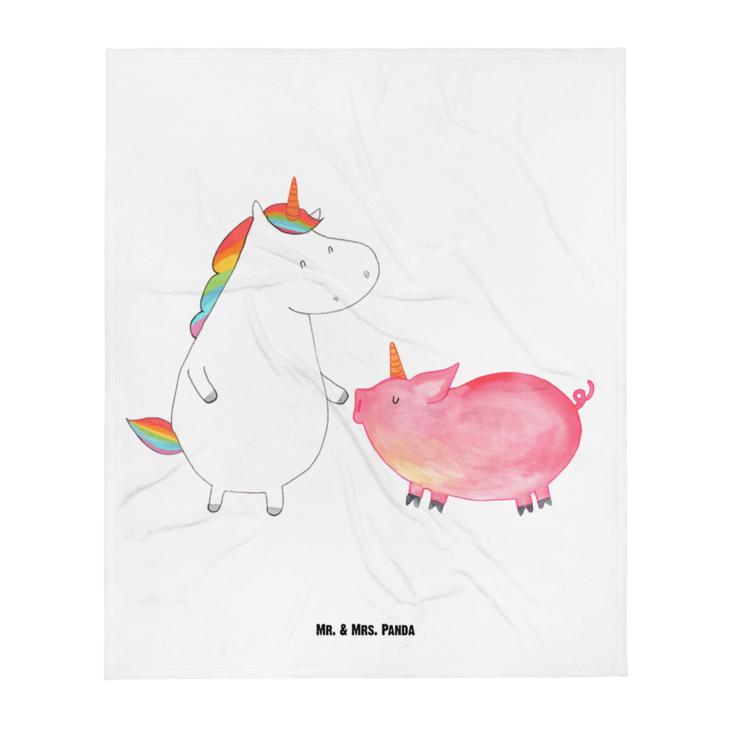 Babydecke Einhorn Schwein Babydecke, Babygeschenk, Geschenk Geburt, Babyecke Kuscheldecke, Krabbeldecke, Einhorn, Einhörner, Einhorn Deko, Pegasus, Unicorn, Freundschaft, Schweinhorn, Schwein, Freundin, Schweinchen