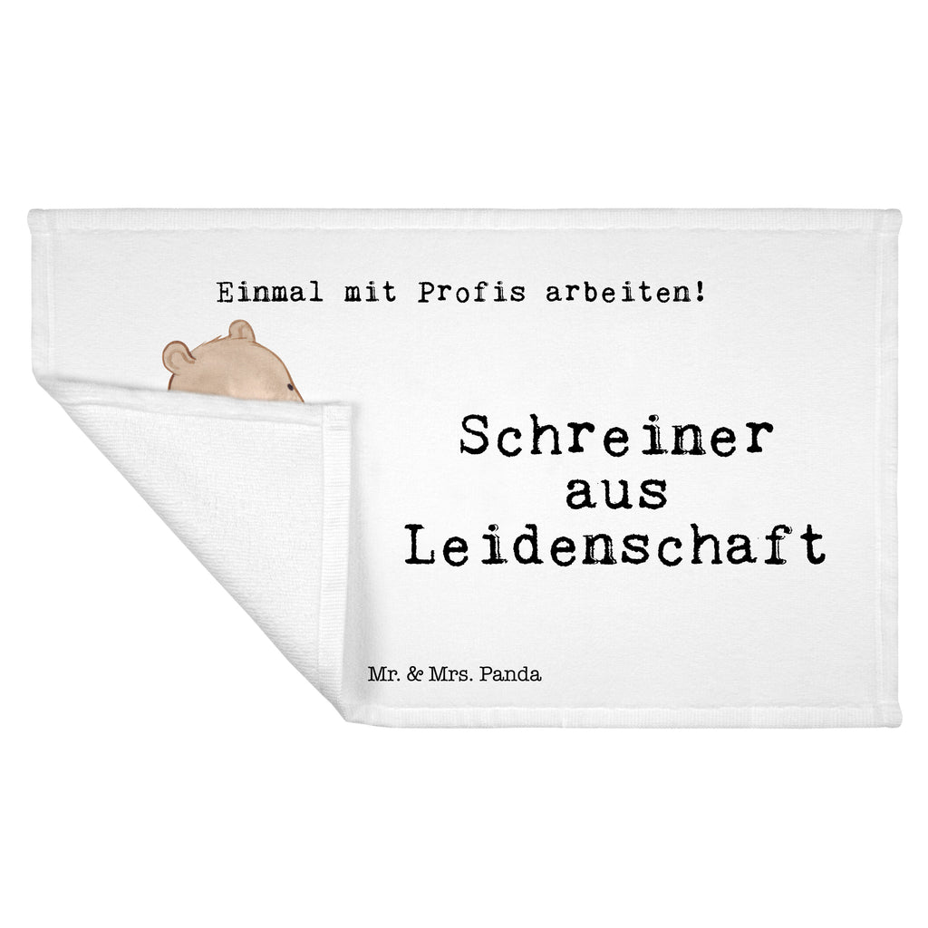 Handtuch Schreiner aus Leidenschaft Gästetuch, Reisehandtuch, Sport Handtuch, Frottier, Kinder Handtuch, Beruf, Ausbildung, Jubiläum, Abschied, Rente, Kollege, Kollegin, Geschenk, Schenken, Arbeitskollege, Mitarbeiter, Firma, Danke, Dankeschön