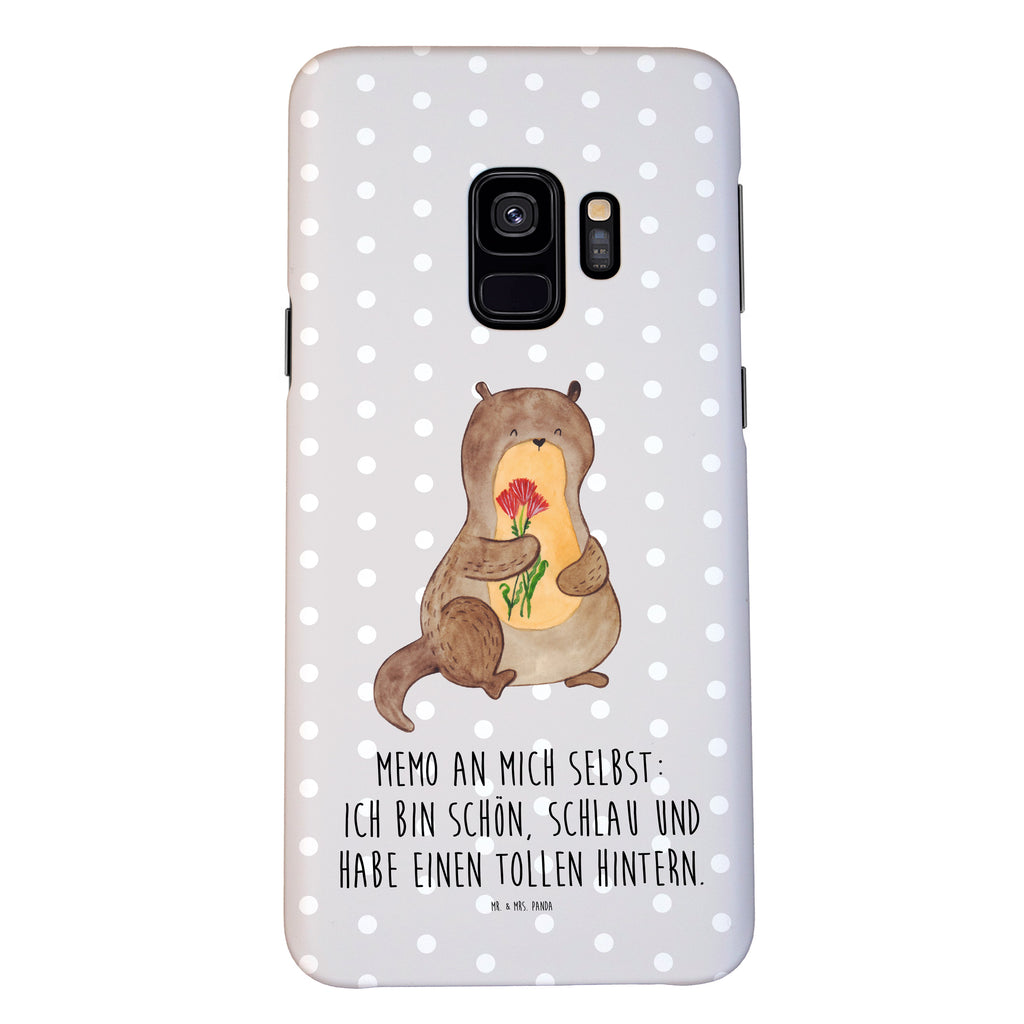 Handyhülle Otter Blumenstrauß Handyhülle, Handycover, Cover, Handy, Hülle, Iphone 10, Iphone X, Otter, Fischotter, Seeotter, Otter Seeotter See Otter