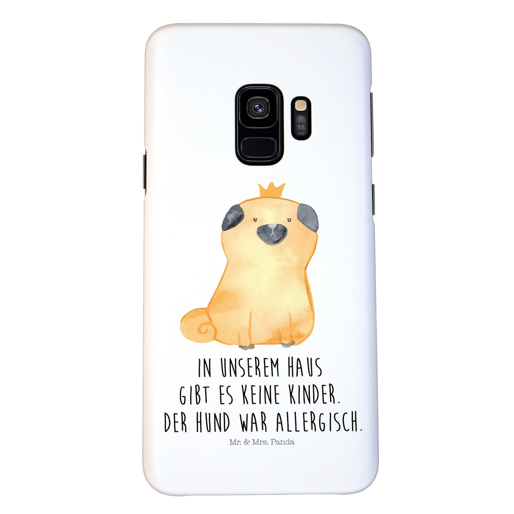 Handyhülle Mops Krone Handyhülle, Handycover, Cover, Handy, Hülle, Iphone 10, Iphone X, Hund, Hundemotiv, Haustier, Hunderasse, Tierliebhaber, Hundebesitzer, Sprüche, Mops, allergisch, kinderlos, Hausregel, Hundebesitzer. Spruch, lustig