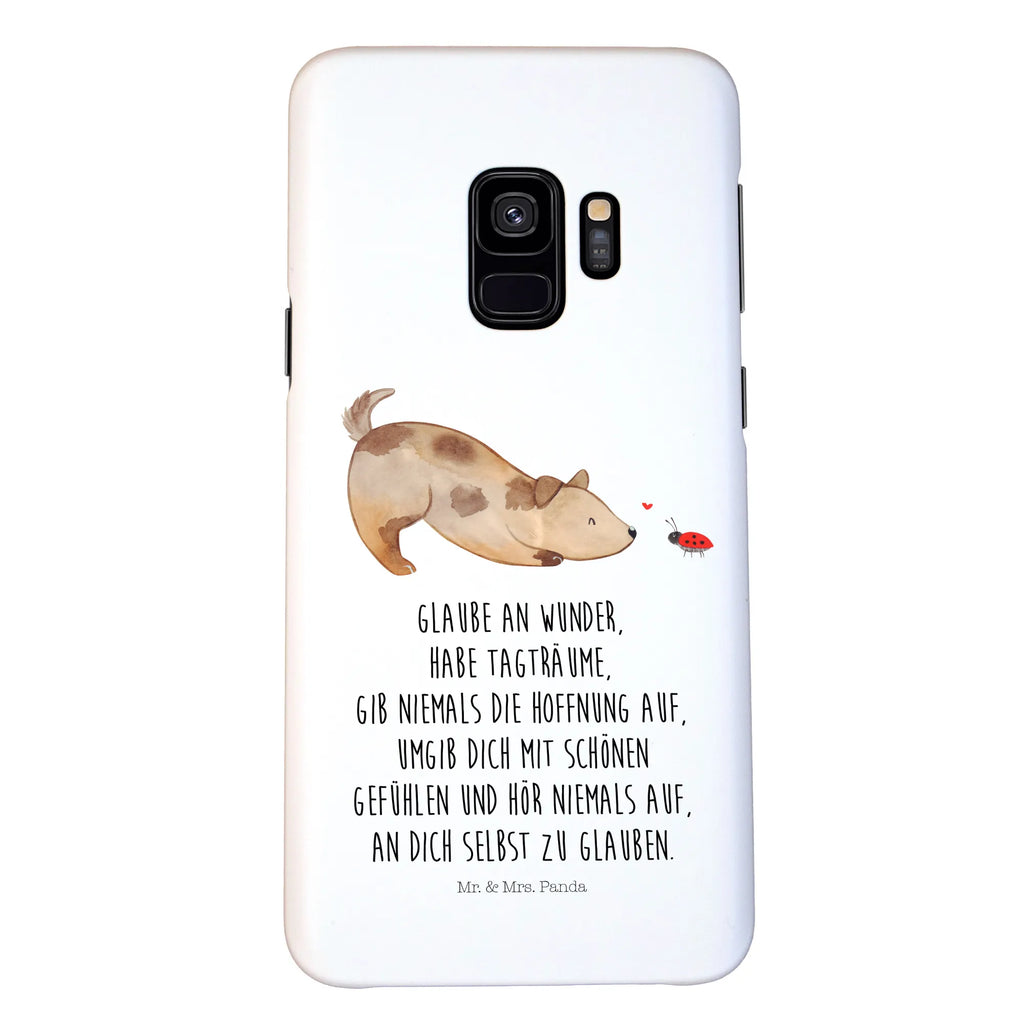 Handyhülle Hund Marienkäfer Handyhülle, Handycover, Cover, Handy, Hülle, Iphone 10, Iphone X, Hund, Hundemotiv, Haustier, Hunderasse, Tierliebhaber, Hundebesitzer, Sprüche, Hunde, Hundespruch, Marienkäfer, Mischling, Mischlinghund