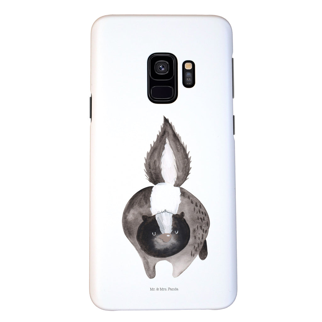 Handyhülle Stinktier Angriff Samsung Galaxy S9, Handyhülle, Smartphone Hülle, Handy Case, Handycover, Hülle, Stinktier, Skunk, Wildtier, Raubtier, Stinker, Stinki, wütend, Drohung