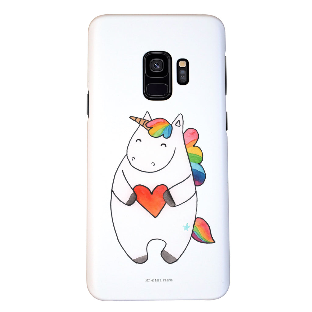 Handyhülle Einhorn Herz Handyhülle, Handycover, Cover, Handy, Hülle, Samsung Galaxy S8 plus, Einhorn, Einhörner, Einhorn Deko, Pegasus, Unicorn, Herz, schlimm, böse, witzig, lustig, Freundin, anders, bunt