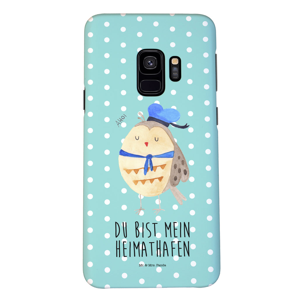 Handyhülle Eule Matrose Handyhülle, Handycover, Cover, Handy, Hülle, Samsung Galaxy S8 plus, Eule, Eule Spruch, Eule Deko, Owl, Wortspiel lustig, Matrose, Freundin, Ehe, Seefahrer, Heimathafen, Hochzeitstag Geschenk