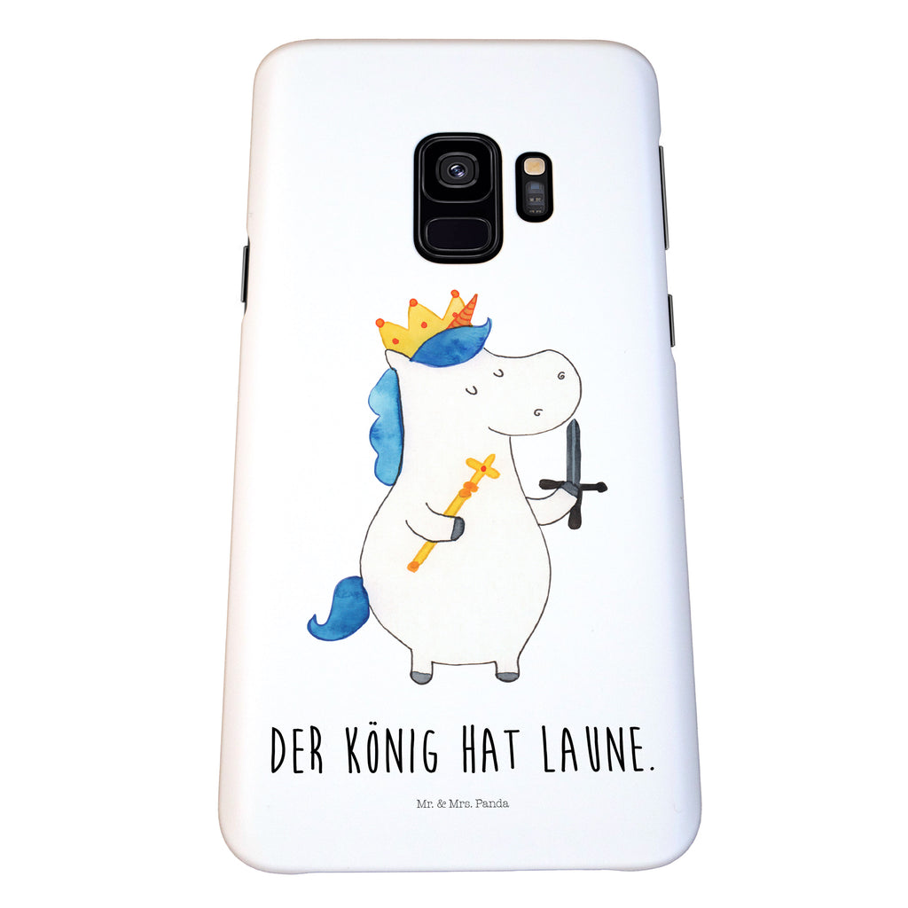 Handyhülle Einhorn König mit Schwert Handyhülle, Handycover, Cover, Handy, Hülle, Iphone 10, Iphone X, Einhorn, Einhörner, Einhorn Deko, Pegasus, Unicorn, König, Ritter, Mittelalter