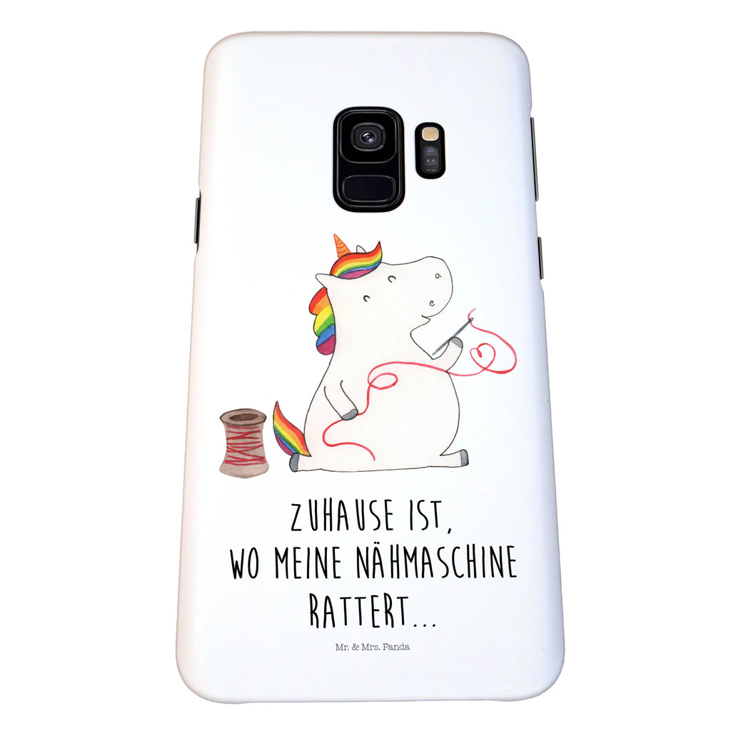 Handyhülle Einhorn Näherin Handyhülle, Handycover, Cover, Handy, Hülle, Iphone 10, Iphone X, Einhorn, Einhörner, Einhorn Deko, Pegasus, Unicorn, Näherin, nähen, Mädchen, Freundin, Häkeln, Stricken, basteln, Nähzimmer