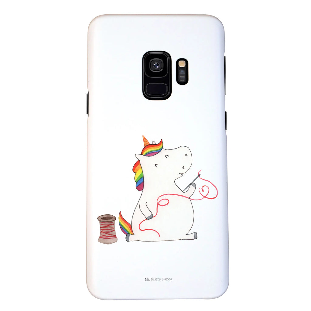 Handyhülle Einhorn Näherin Handyhülle, Handycover, Cover, Handy, Hülle, Iphone 10, Iphone X, Einhorn, Einhörner, Einhorn Deko, Pegasus, Unicorn, Näherin, nähen, Mädchen, Freundin, Häkeln, Stricken, basteln, Nähzimmer