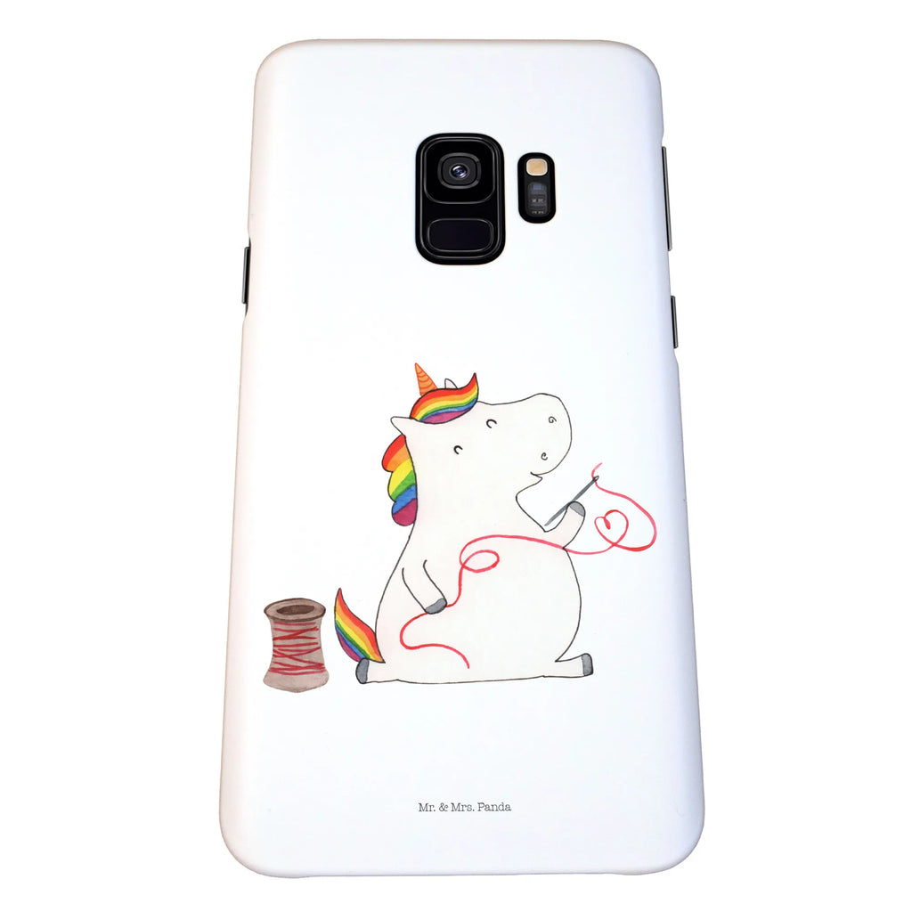 Handyhülle Einhorn Näherin Handyhülle, Handycover, Cover, Handy, Hülle, Iphone 10, Iphone X, Einhorn, Einhörner, Einhorn Deko, Pegasus, Unicorn, Näherin, nähen, Mädchen, Freundin, Häkeln, Stricken, basteln, Nähzimmer