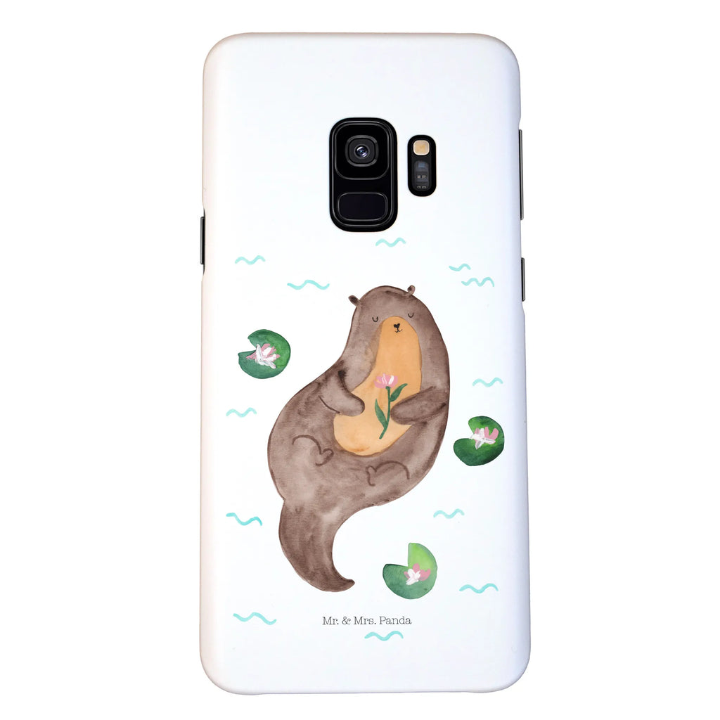 Handyhülle Otter Seerose Handyhülle, Handycover, Cover, Handy, Hülle, Iphone 10, Iphone X, Otter, Fischotter, Seeotter, Otter Seeotter See Otter