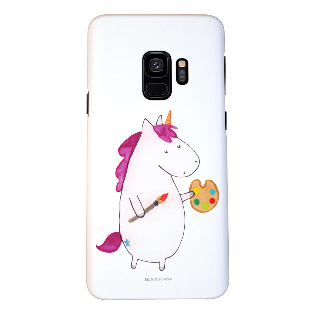 Handyhülle Einhorn Künstler Handyhülle, Handycover, Cover, Handy, Hülle, Iphone 10, Iphone X, Einhorn, Einhörner, Einhorn Deko, Pegasus, Unicorn, Englisch, Künstler, Artist, Malen, Zeichnen, Welt, Farbe, Stift, Pinsel, Geschenk, Maler