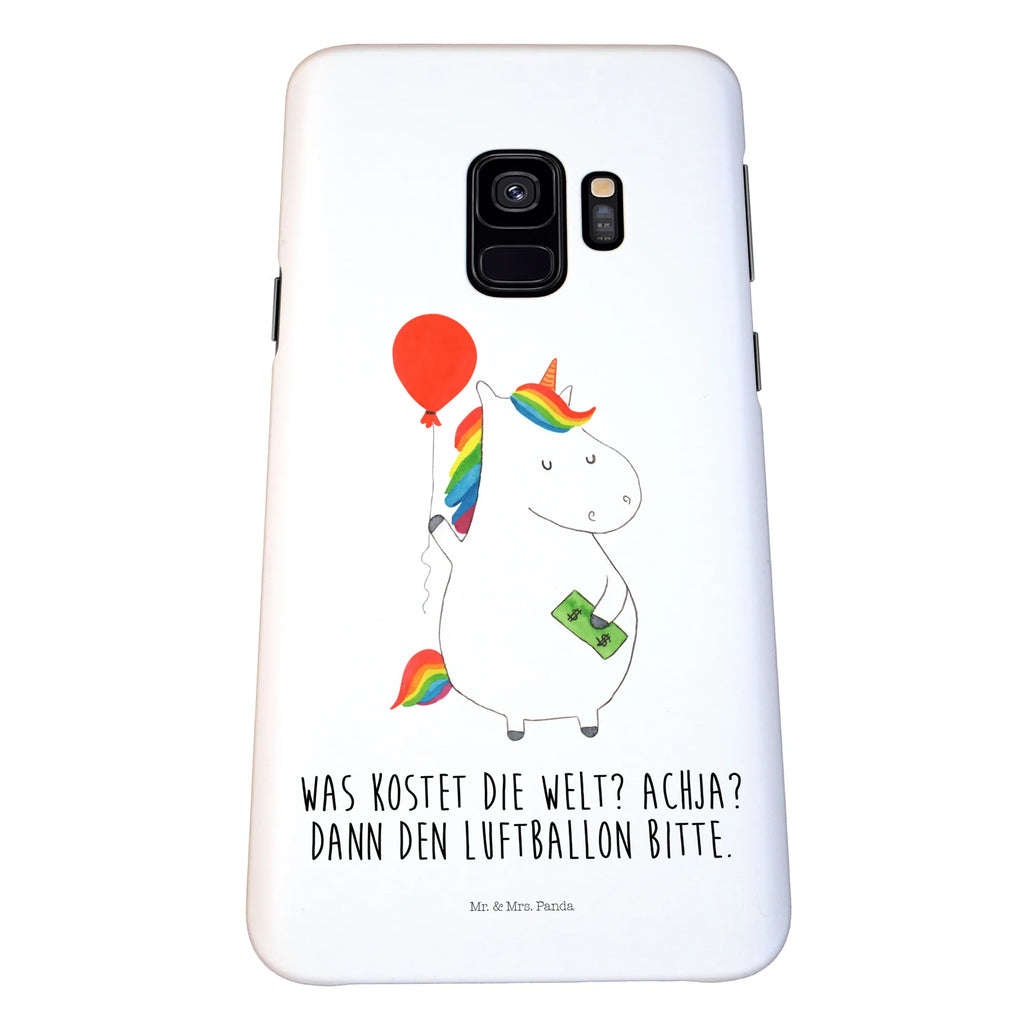 Handyhülle Einhorn Luftballon Handyhülle, Handycover, Cover, Handy, Hülle, Iphone 10, Iphone X, Einhorn, Einhörner, Einhorn Deko, Pegasus, Unicorn, Luftballon, Geld, Lebenslust, Freude, Geschenk, Freundin