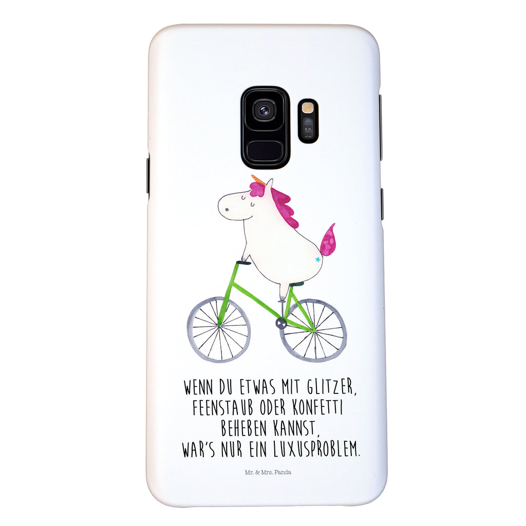 Handyhülle Einhorn Radfahrer Handyhülle, Handycover, Cover, Handy, Hülle, Iphone 10, Iphone X, Einhorn, Einhörner, Einhorn Deko, Pegasus, Unicorn, Radfahren, Radfahrer, Rad, Bike, Feenstaub, Konfetti, Luxusproblem, Kummer, Liebeskummer