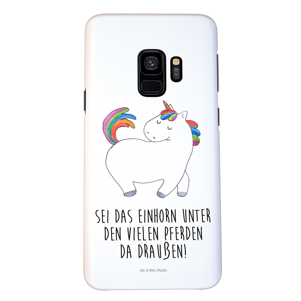 Handyhülle Einhorn Stolzieren Handyhülle, Handycover, Cover, Handy, Hülle, Iphone 10, Iphone X, Einhorn, Einhörner, Einhorn Deko, Pegasus, Unicorn, stolz, anders, bunt, Pferd, Reiter, Reiten, Freundin, Geschenk