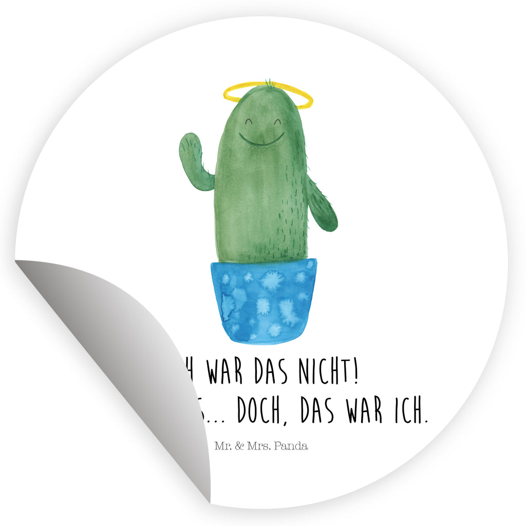 Rund Aufkleber Kaktus Heilig Sticker, Aufkleber, Etikett, Kinder, rund, Kaktus, Kakteen, frech, lustig, Kind, Eltern, Familie, Bruder, Schwester, Schwestern, Freundin, Heiligenschein