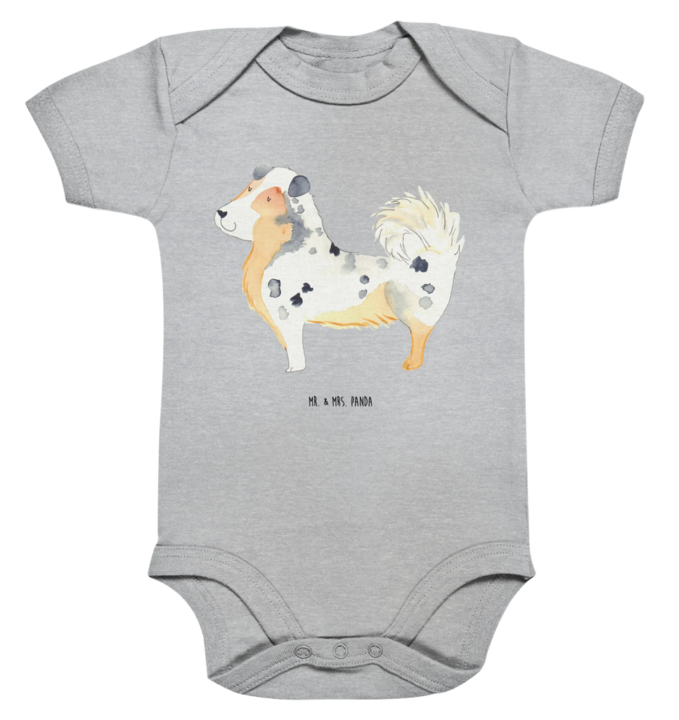 Organic Baby Body Hund Australien Shepherd Babykleidung, Babystrampler, Strampler, Wickelbody, Baby Erstausstattung, Junge, Mädchen, Hund, Hundemotiv, Haustier, Hunderasse, Tierliebhaber, Hundebesitzer, Sprüche, Australien Shepherd, Shepherd, Hundeliebe, Familienhund, Spruch