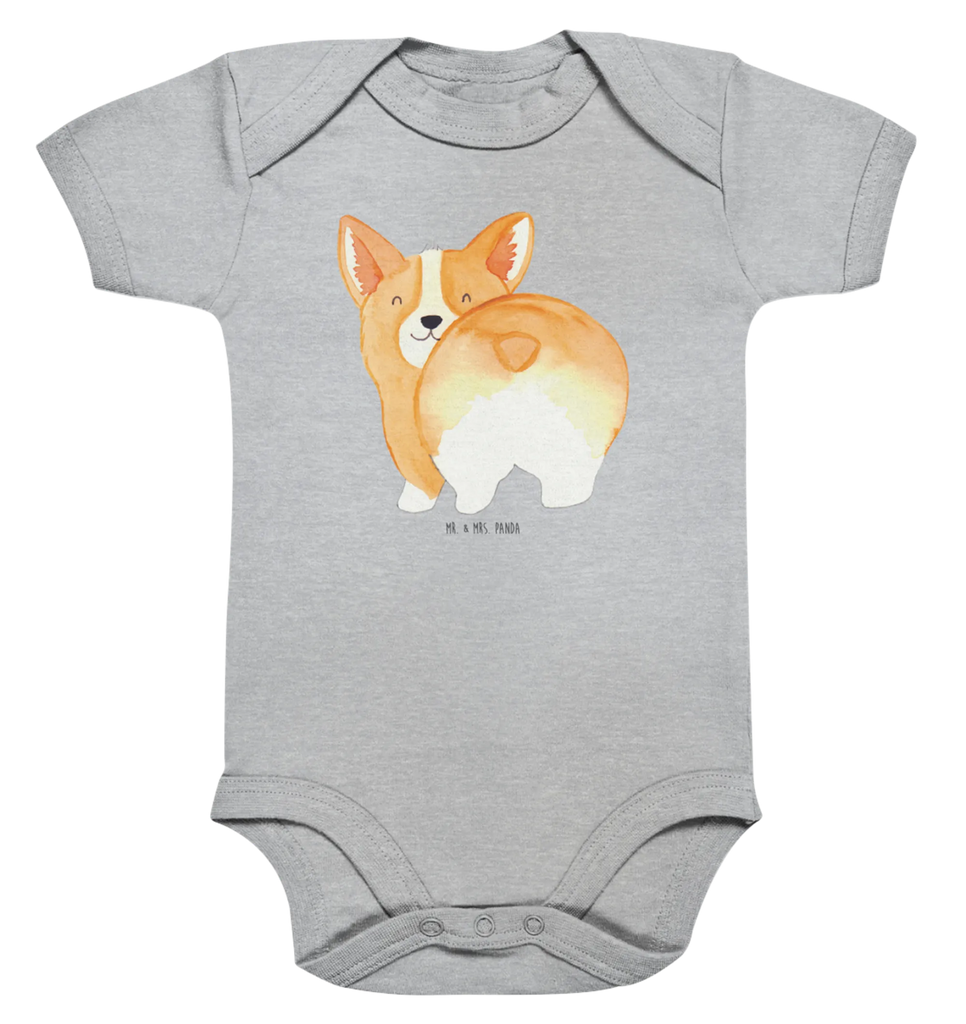 Organic Baby Body Corgi Po Babykleidung, Babystrampler, Strampler, Wickelbody, Baby Erstausstattung, Junge, Mädchen, Hund, Hundemotiv, Haustier, Hunderasse, Tierliebhaber, Hundebesitzer, Sprüche, Corgie, Hundeliebe, Motivation, Selbstliebe, Spruch