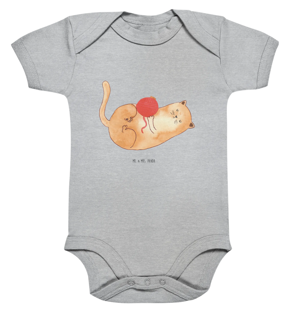 Organic Baby Body Katze Wolle Babykleidung, Babystrampler, Strampler, Wickelbody, Baby Erstausstattung, Junge, Mädchen, Katze, Katzenmotiv, Katzenfan, Katzendeko, Katzenfreund, Katzenliebhaber, Katzenprodukte, Katzenartikel, Katzenaccessoires, Katzensouvenirs, Katzenliebhaberprodukte, Katzenmotive, Katzen, Kater, Mietze, Cat, Cats, Katzenhalter, Katzenbesitzerin, Haustier, Wollknäuel, Wolle, Spielen, Spiel, verspielt