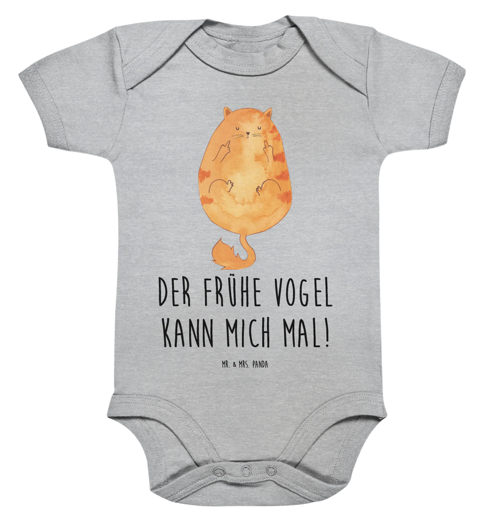 Organic Baby Body Katze Frühaufsteher Babykleidung, Babystrampler, Strampler, Wickelbody, Baby Erstausstattung, Junge, Mädchen, Katze, Katzenmotiv, Katzenfan, Katzendeko, Katzenfreund, Katzenliebhaber, Katzenprodukte, Katzenartikel, Katzenaccessoires, Katzensouvenirs, Katzenliebhaberprodukte, Katzenmotive, Der frühe Vogel kann mich mal, Morgenmuffel, Frühaufsteher, Kaffee, Katzen, Kater, Mietze