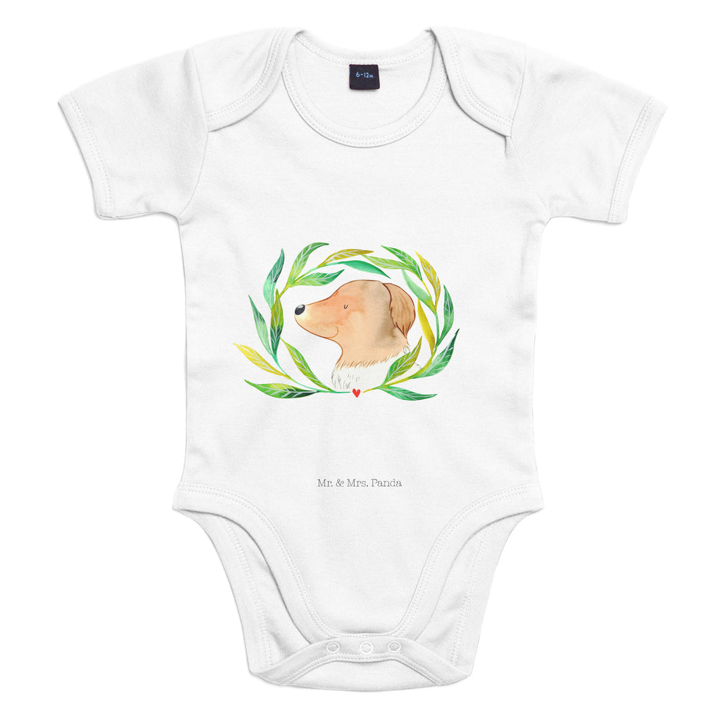 Organic Baby Body Hund Blumen Babykleidung, Babystrampler, Strampler, Wickelbody, Baby Erstausstattung, Junge, Mädchen, Hund, Hundemotiv, Haustier, Hunderasse, Tierliebhaber, Hundebesitzer, Sprüche, Ranke, Therapie, Selbsttherapie, Hundeliebe, Hundeglück, Hunde