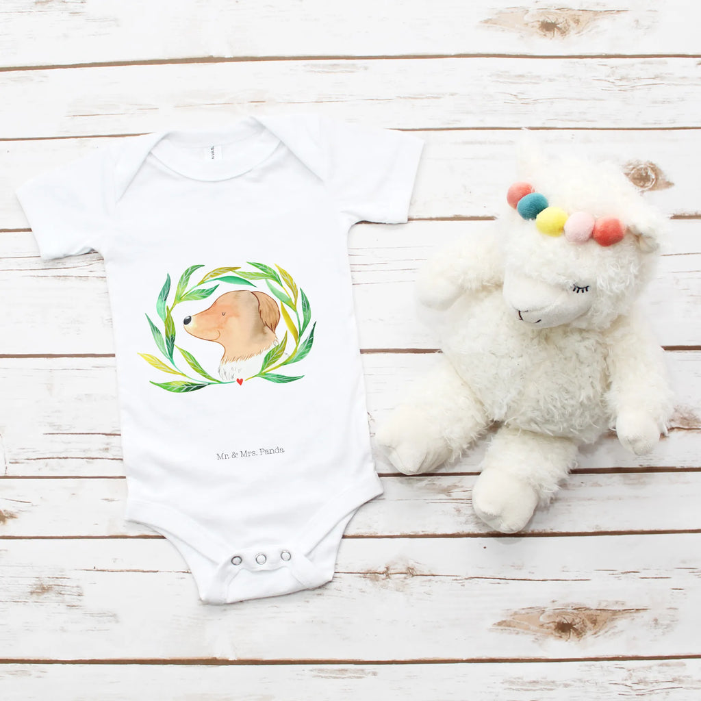 Organic Baby Body Hund Blumen Babykleidung, Babystrampler, Strampler, Wickelbody, Baby Erstausstattung, Junge, Mädchen, Hund, Hundemotiv, Haustier, Hunderasse, Tierliebhaber, Hundebesitzer, Sprüche, Ranke, Therapie, Selbsttherapie, Hundeliebe, Hundeglück, Hunde